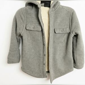 Hollywood The Jean People Sherpa Lined Hooded Jacket Gray Kids 7